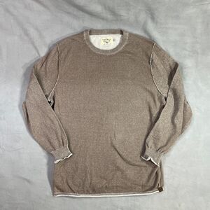The Normal Brand Size XXL Apres Ski Stitched Lightweight Crewneck Sweater Tan